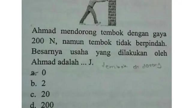 7 Soal di Buku Pelajaran Ini Absurd Banget, Bikin Murid Bingung