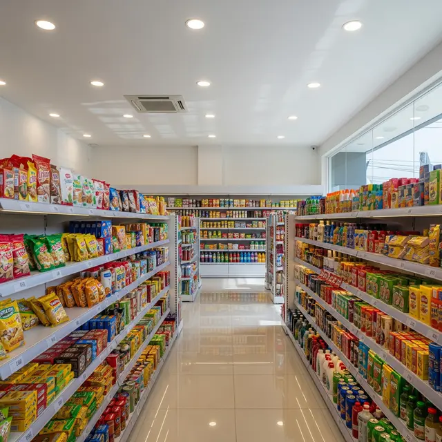 Desain Warung Sembako dengan Tampilan Ala Mini Market