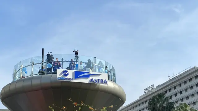 Penampilan RAN di Halte Transjakarta Bundaran HI Astra