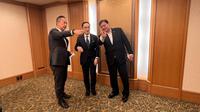 Menteri Koordinator Bidang Perekonomian Airlangga Hartato bertemu dengan Ketua Keidanren dan Presiden/CEO Marubeni Corporation, Masumi Kakinoki.