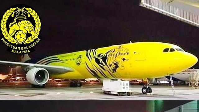 Pesawat Timnas Malaysia