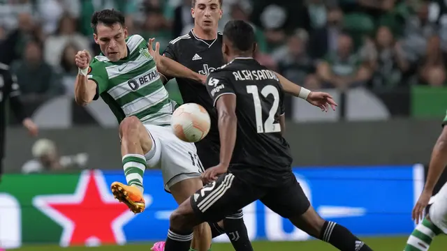 Hasil Sporting CP vs Juventus di Perempatfinal Liga Eropa
