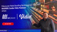 MRT Jakarta Gandeng Vidio, Hadirkan Paket MAXRIDE Combo Vidio Platinum untuk Penumpang