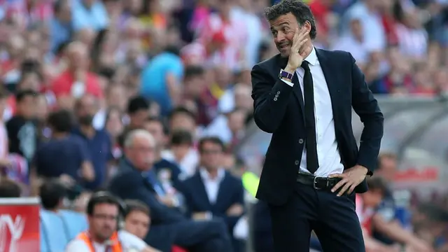 Pelatih Barcelona Luis Enrique