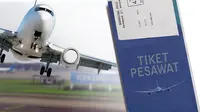 Ilustrasi tiket pesawat (Liputan6.com/Andri Wiranuari)