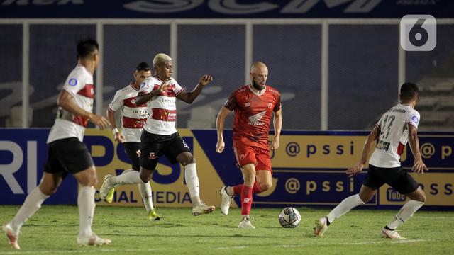 FOTO: Madura United dan PSM Makassar Berbagi Poin di Lanjutan BRI Liga 1