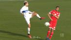 Gelandang Darmstadt, Mario Vrancic diusir wasit karena tendangan ini. This video is presented by BallBall