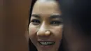Rita Widyasari saat menyaksikan sidang lanjutan terdakwa suap pemberian izin lokasi perkebunan di Kutai Kartanegara, Hery Sutanto Gun di Pengadilan Tipikor, Jakarta, Selasa (27/3). Sidang mendengar keterangan saksi. (Liputan6.com/Helmi Fithriansyah)