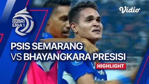 VIDEO: Highlights BRI Liga 1, PSIS Semarang Menang 3-1 atas Bhayangkara FC