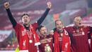 Juru taktik asal Jerman itu berhasil mengakhiri puasa gelar liga Liverpool yang telah berlangsung selama 30 tahun. (Laurence Griffiths, Pool via AP)