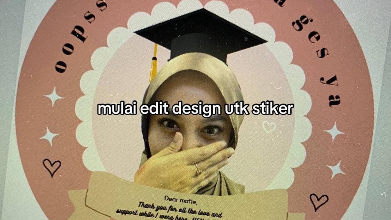 Wanita Ini Abadikan Momen Pamit dari Kantor dengan Cara Unik, Buat Bingkisan Rapi Lengkap dengan Stiker Wajahnya