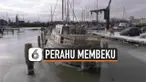 perahu membeku