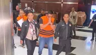 Penampakan Bupati Klaten Hamenang Usai Diperiksa KPK