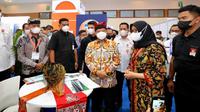 Pameran Indonesia International Smart City Expo & Forum di Jakarta Convention Centre, Rabu (5/10/2022).