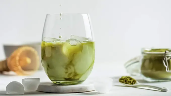 minuman matcha