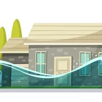 Ilustrasi rumah minimalis 1 lantai (credit: macvector/freepik)