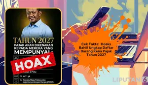 Cek Fakta: Hoaks Bahlil Ungkap Daftar Barang Kena Pajak Tahun 2027
