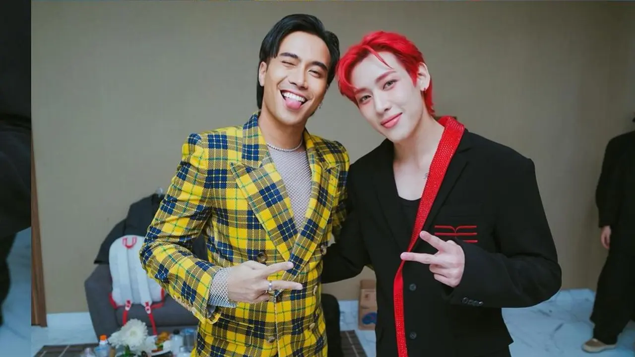 Vidi Aldiano dan BamBam GOT7 (Instagram/vidialdiano)