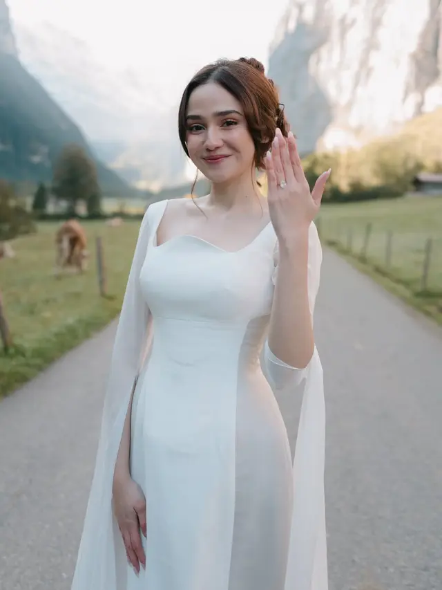 Aura Calon Pengantin Syifa Hadju Saat Dilamar El Rumi di Swiss, Tetap Cantik Menawan dengan Mata Berbinar