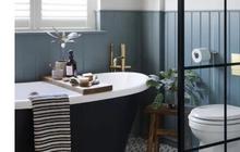 Model Kamar Mandi Minimalis Modern dengan Bathup Elegan