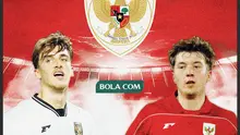 Ole Romeny dan Mauro Zijlstra, Timnas Indonesia. (Bola.com/Wiwig Prayugi)
