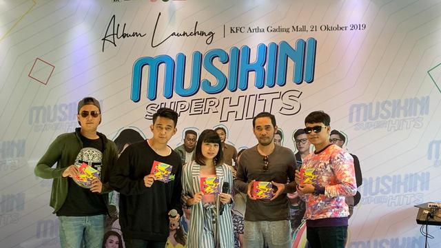 Jumpa pers peluncuran album kompilasi 'Musikini Superhits'.