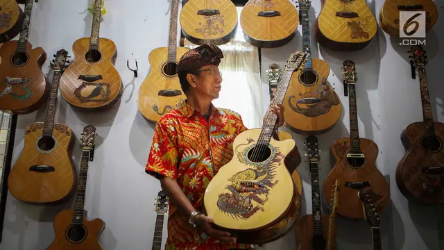 gitar ukir bali