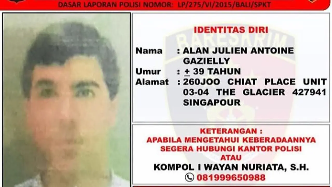 Bule Perancis jadi buronan Interpol