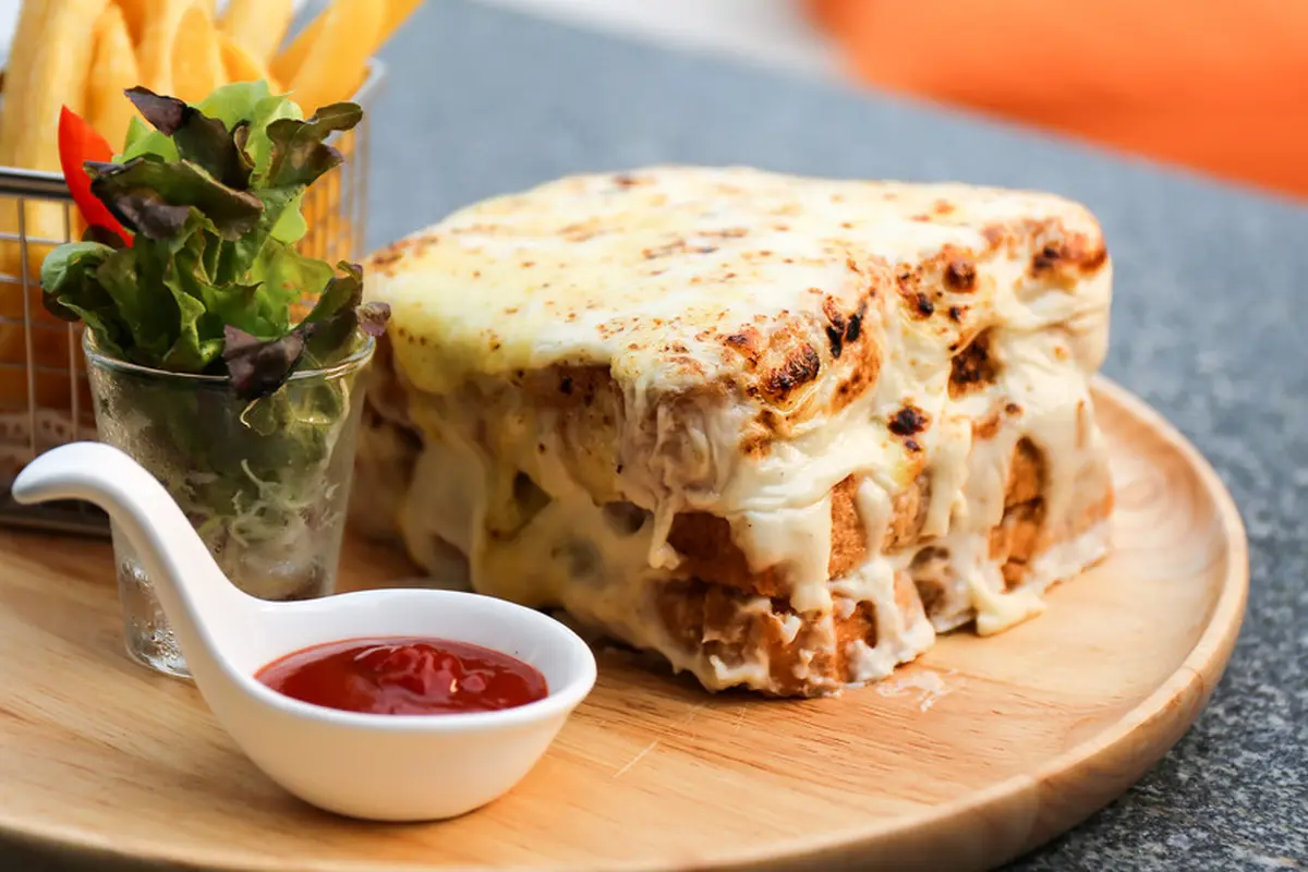 resep croque monsieur roti sandwich keju