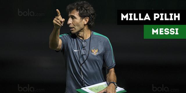 VIDEO: Luis Milla Pilih Messi Ketimbang Ronaldo Sebagai Pemain Terbaik FIFA