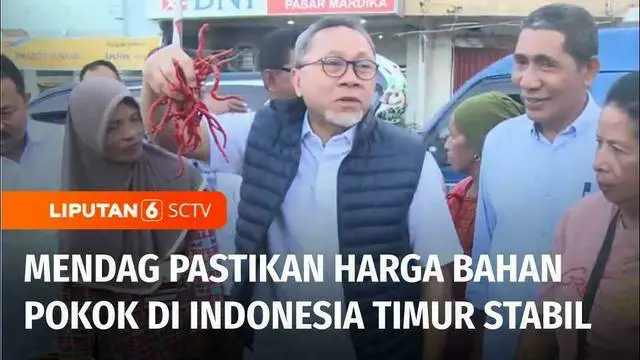 Memasuki libur natal dan tahun baru, Menteri Perdagangan memastikan harga sembako dan bumbu dapur di wilayah Indonesia Timur stabil. Sempat naik, harga cabai kini dijual Rp 30 ribu - 40 ribu per kilogram.