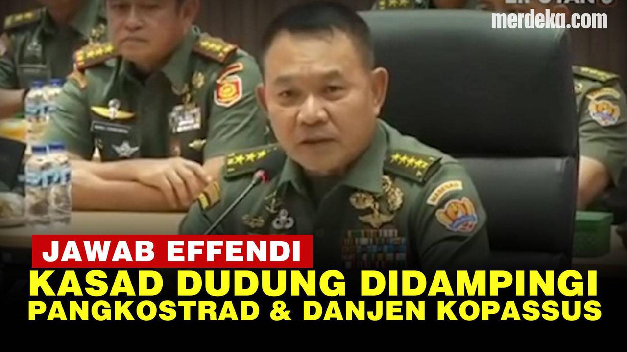 VIDEO: Kasad Jawab Effendi Simbolon, Singgung Prajurit Berkeringat Bertaruh Nyawa