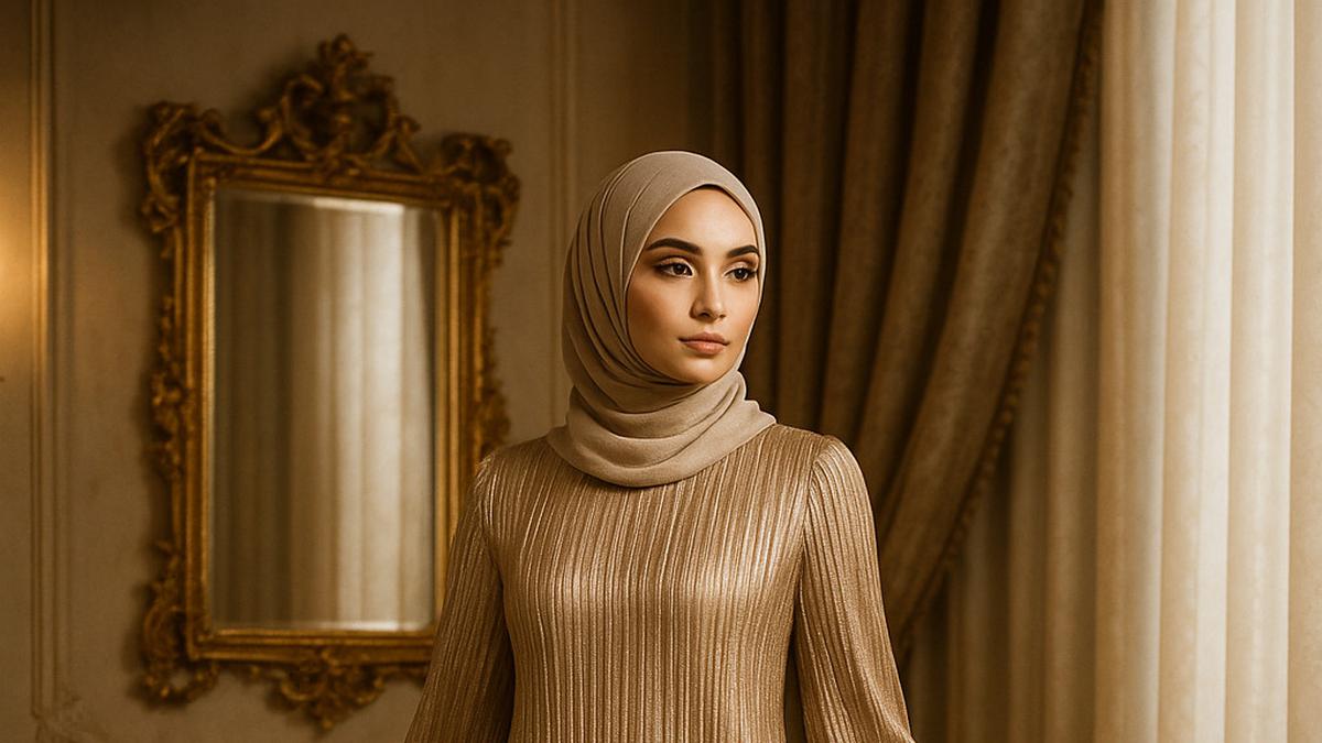 13 Inspirasi Gamis A-Line yang Cocok untuk Semua Bentuk Tubuh, Bantu Tampil Lebih Ramping