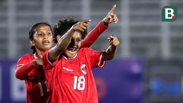 Pemain Timnas Putri Indonesia vs Singapura