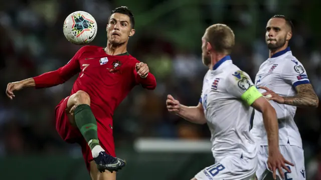 Aksi Keren Cristiano Ronaldo Bersama Timnas Portugal