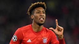 Kingsley Coman mengalami kenaikan nilai banderol sebanyak 40 juta euro. Pemain Bayern Munchen tersebut tercatat memiliki nilai taksir sebesar 25 juta euro di awal tahun 2021 dan saat ini mencapai 65 juta euro. (Foto: AFP/Christof Stache)
