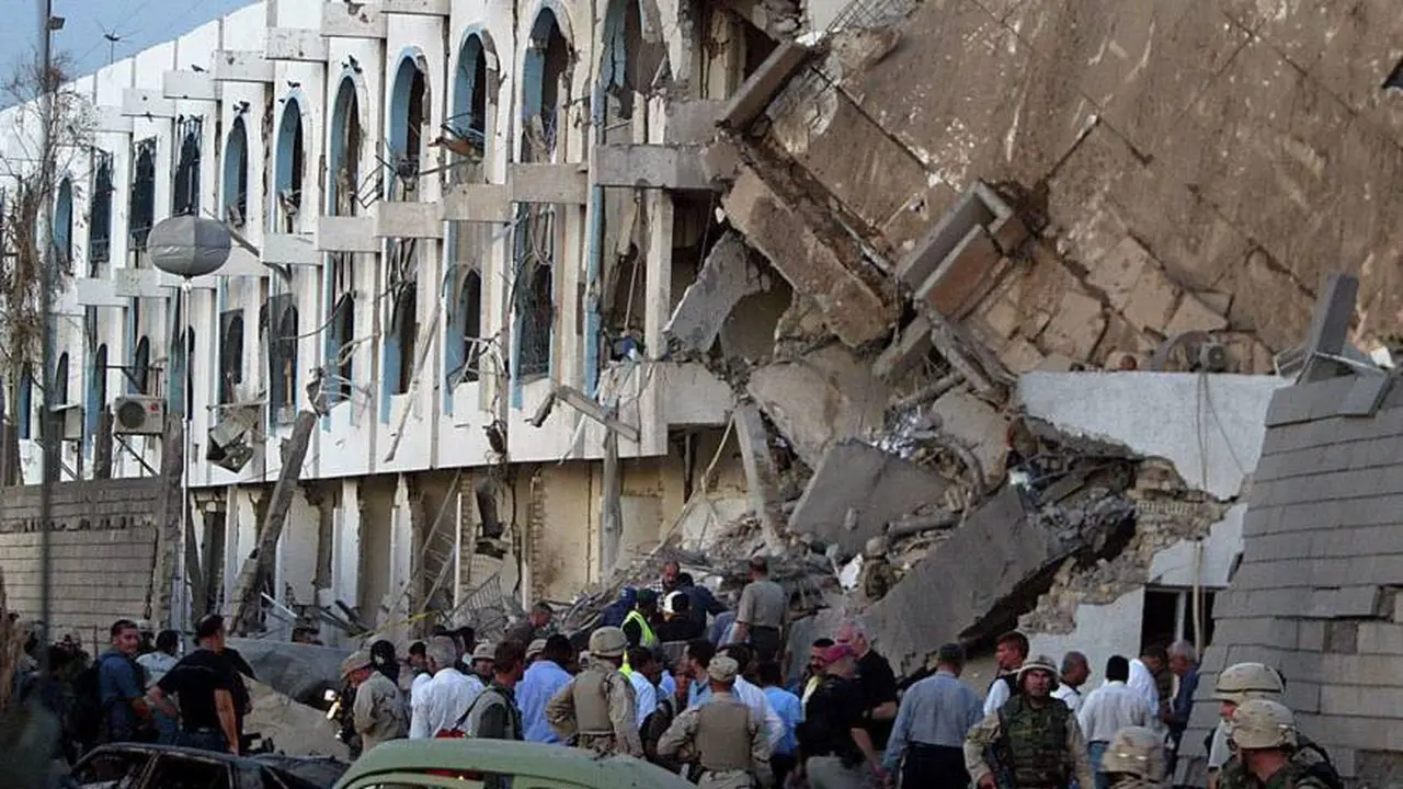 Markas PBB yang terkenal ledakan bom. (AFP)