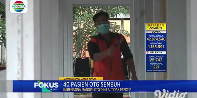 VIDEO: 40 Pasien OTG di Banyuwangi Sembuh dari COVID-19