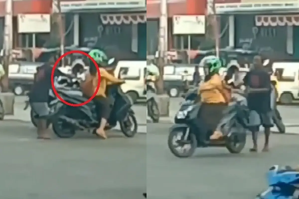 modus pencurian tukang parkir