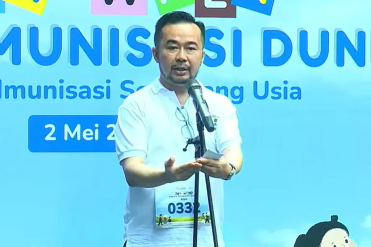 Plt Direktur Jenderal Penanggulangan Penyakit Kementerian Kesehatan (Kemenkes) dokter Andi Saguni  pastikan stok vaksin aman sepanjang tahun.