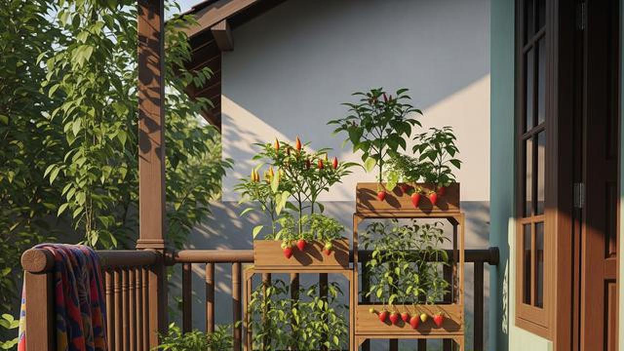 9 Model Teras Rumah Tipe Kecil dengan Taman Buah Mini, Lahan Sempit Jadi Kebun Produktif