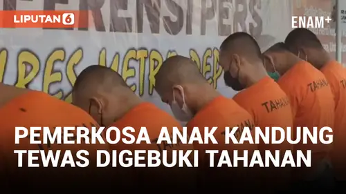VIDEO: Tahanan Pemerkosa Anak Kandung Tewas Digebuki Ramai-Ramai, Polisi Tetapkan 8 Tersangka
