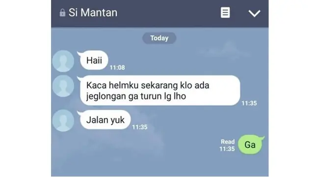 6 Chat Mantan Ajak Ketemuan Ini Modusnya Bikin Geleng Kepala