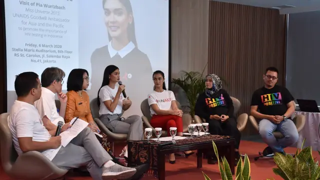 Kunjungan Pia Wurtzbach UNAIDS Goodwill Ambassador for Asia and the Pacific ke Indonesia - UNAIDS
