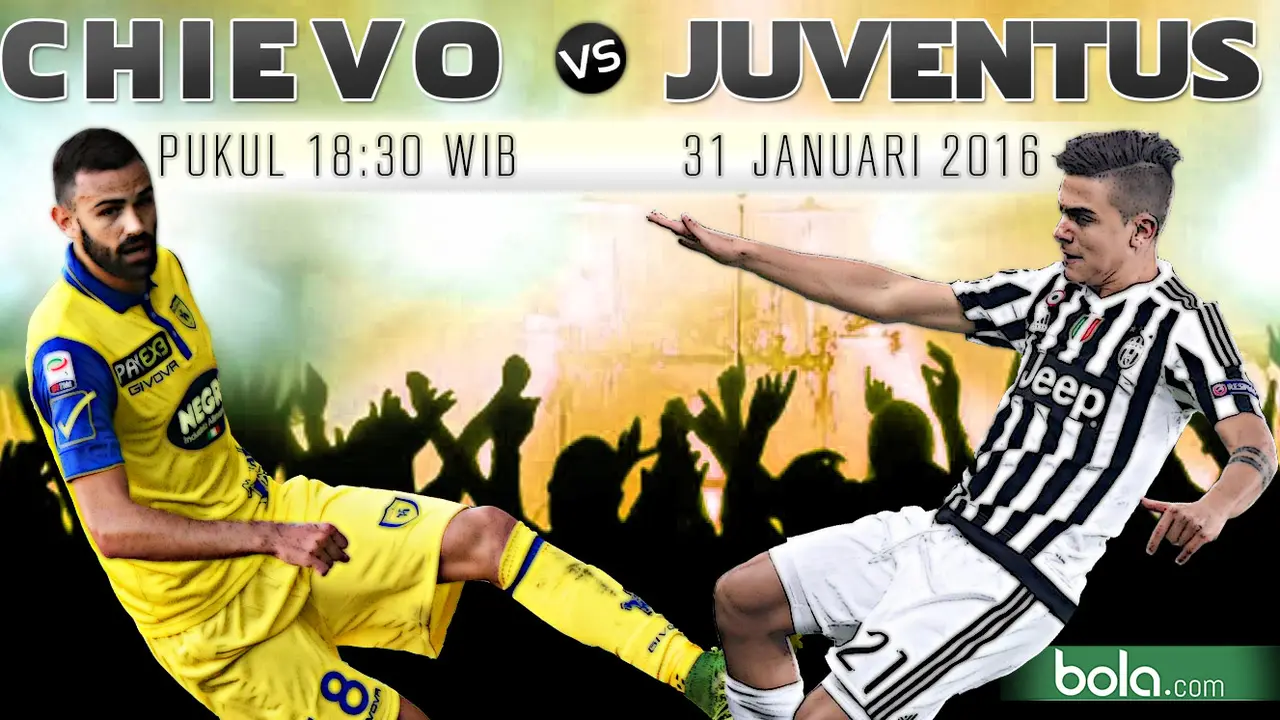 Chievo vs Juventus (Bola.com/Samsul Hadi)