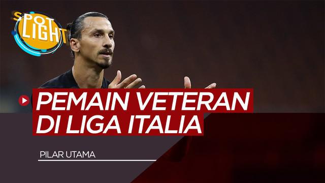 Berita video spotlight membahas tentang Pemain Veteran yang Masih Menjadi Pilar Utama Bagi Timnya di Liga Italia Ada Zlatan Ibrahimovic dan Franck Ribery