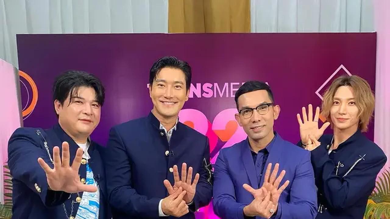 Indra Herlambang dan Artis Kpop, Shindong, Siwon, Leeteuk Super Junior (Sumber: Instagram/indraherlambang)