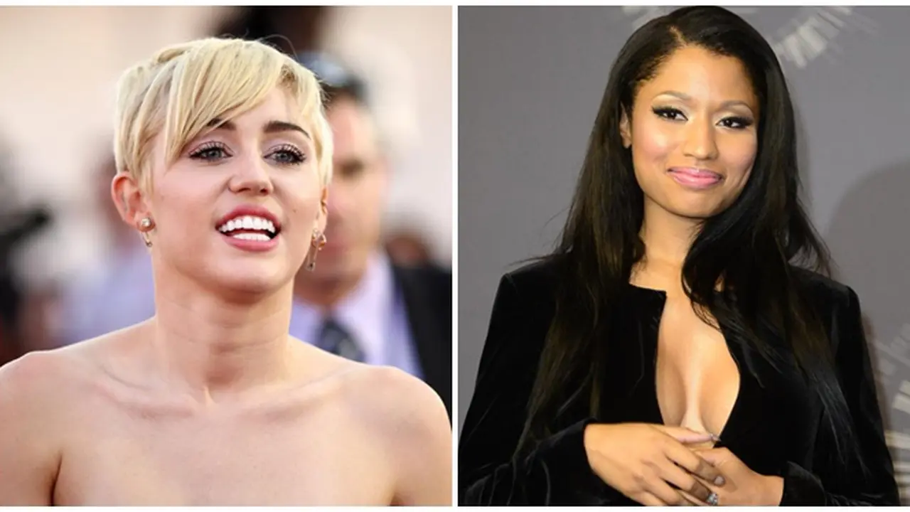 [Bintang] Nicki Minaj Miley Cyrus