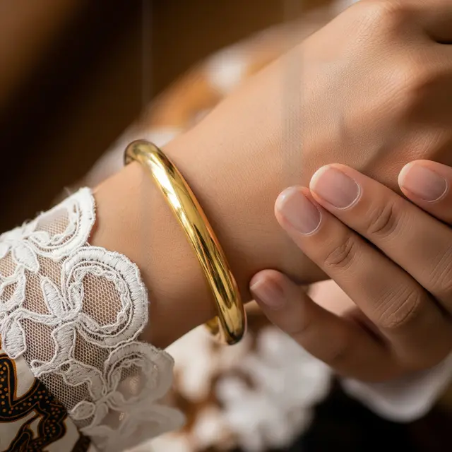 Model Gelang Emas Aman Dipakai Ibu Sehari-hari dan Acara Spesial