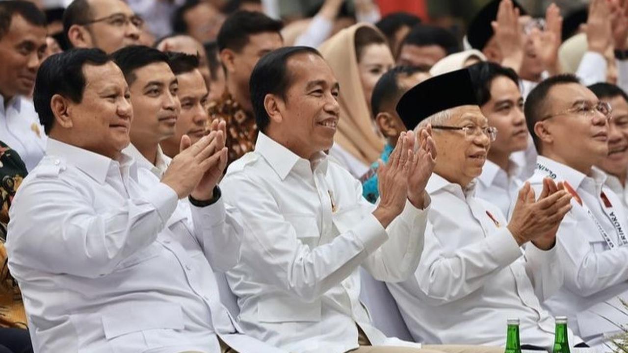 Prabowo Puji Jokowi di Rapimnas Partai Gerindra 2024